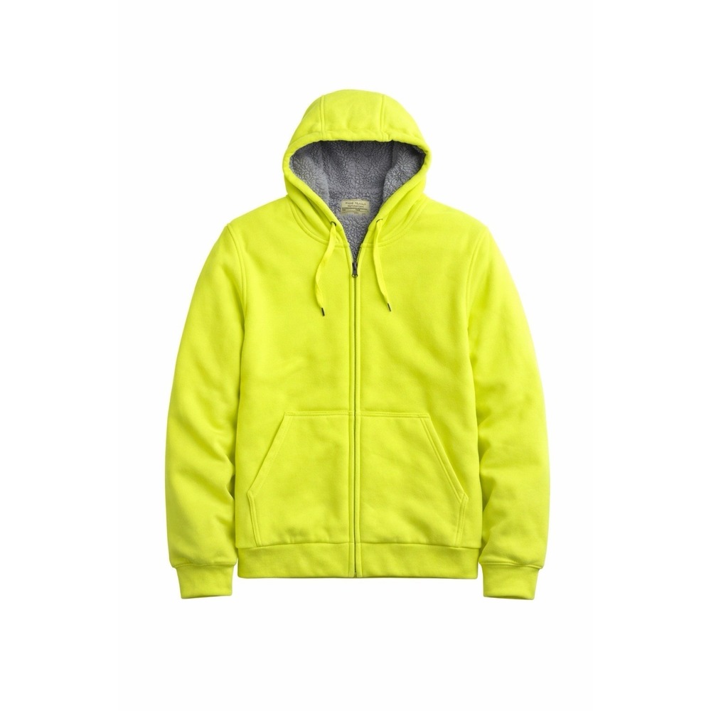 Pine Trails Sherpa Lined Hooded 4XL Men's Jacket Blaze Yellow Big & Tall